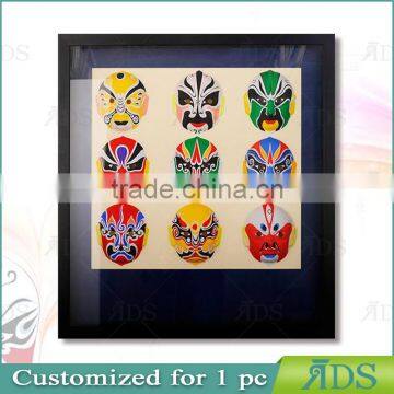 Framed Handmade Shadow Box Modern Peking Opera Decor