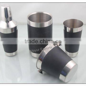 Stainless Steel Bar Set with Black Color