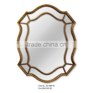 Baroque Mirror Frame Irregular Bathroom Mirrors photo-6
