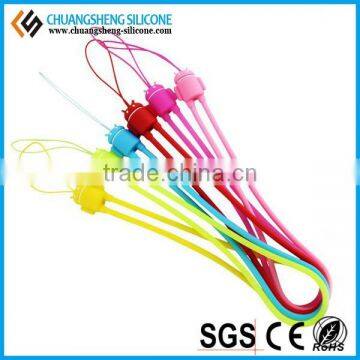 Christmas Gift Silicone Mobile Phone Single Custom Lanyard photo-2