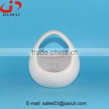 2016 New Design EASTER Decorations Ceramic Egg Basket, Planter photo-2
