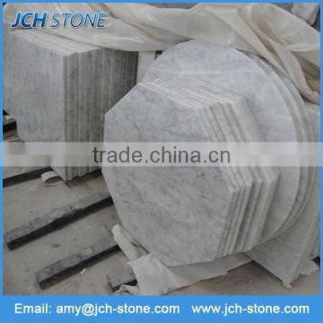 OEM wholesale polygon round table marble top