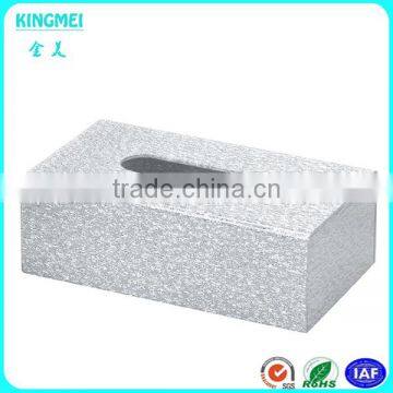 Kingmei Nice Gold Plexiglass Tissue Box With 4 Legs & Acrylic Table Tissue Box photo-4