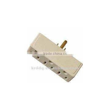 U66 electrical adaptor plug with socket