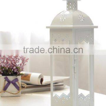 New 2017 White Vintage Style Moroccan Lantern Candle Holders photo-5