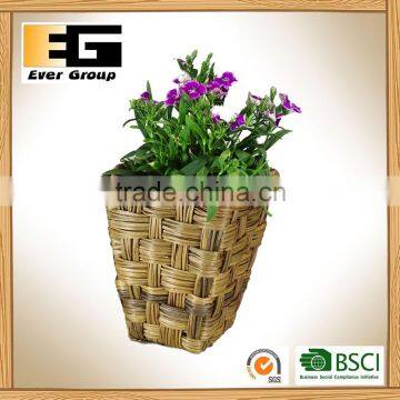Wholesales Rattan Stackable Horticultural Water Hyacinth Garden Basket Planter photo-6