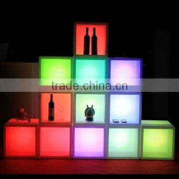 led wine cabinet/ water proof storage container/led illuminated wine ice bucket