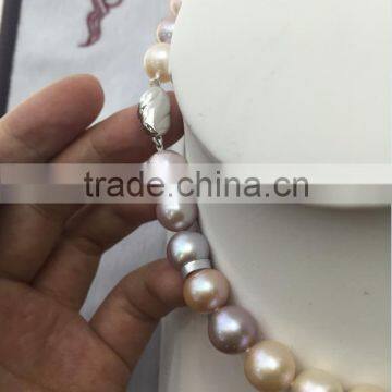 Wholesale 10-11mm Colorful Freshwater Pearl Necklace photo-5