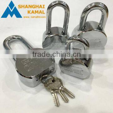 65mm/75mm Standard Hardened Shackle Round Steel Padlock With 3 Keys photo-2