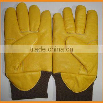 Insulated Cow Leather Winter Work Gloves