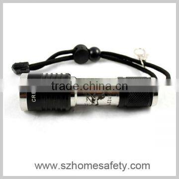 Chninese Special Novel F17 CREE XM-L U2 Special Convex Lens Zoomable LED Hunting Flashlight with Eight Horses Picture(1*18650)