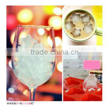 Fancy Ice Cube Trays 10 Cavities Heart Ice Mould Silicone Ice Maker photo-5
