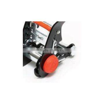 1" RATCHET BUCKLE IN ZINC & ELECTRIC BLACK PLATE / WITH STREAMLINE SHAP AND PLASTIC GRIP photo-5