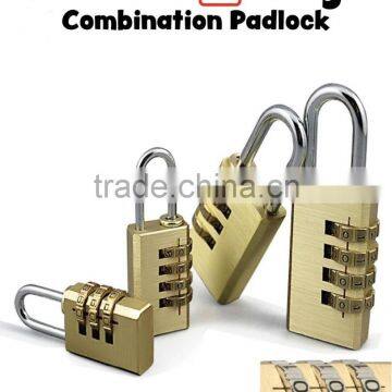 Brass High Security Luggage Outdoor Combination Mini Padlock photo-3