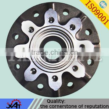 steel wheel hub mineral wheel hub, steel casting, shot blasting, 45 # steel, 40 cr, 35CrMo casting