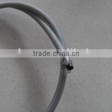 SS braided brake hose (Polyurethane cover)