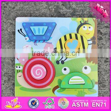 2017 New Product Diy Animals Wooden Kids Puzzle Toy W14D027 photo-4