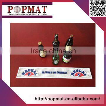 Top Quality Simple Logo Design Waterproof White Spill Bar Mat Beer photo-2