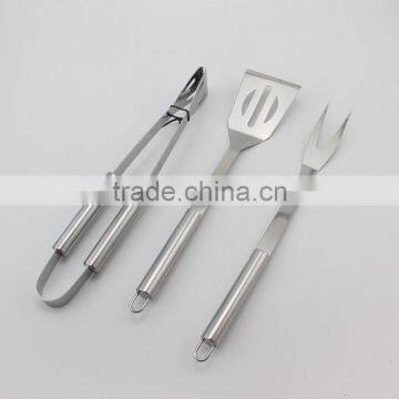 High Quality Stainless Steel Barbecue Tool Set With Spatula Fork And Tong photo-4