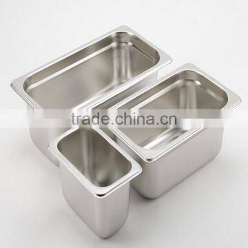 Stainless Steel Regular Food Container 1/2Gn Pan Resturant Gn Container Catering