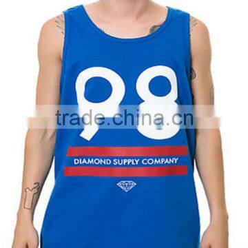 100% Cotton Custom Printed Tank Top