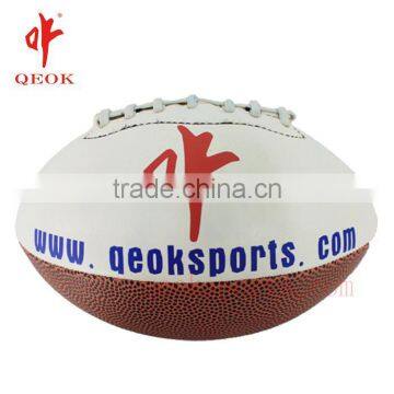 Wholesale Promotional Best Quality Inflatable Customized Pvc Leather Rugby Ball Small MOQ photo-2