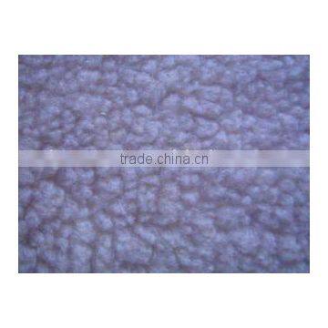 100%Polyester sherpa faux fur fabric solid for winter garments cheap sherpa fabric