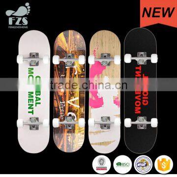 HSJ243 One Piece on Sale Double Plate Skateboard Four Wheels Evolve Skateboard photo-3