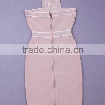 2015 Wholesale Sexy Women Bandage Dress Cropped Outfit One Piece Bodycon High Quality Dress H1243 photo-4