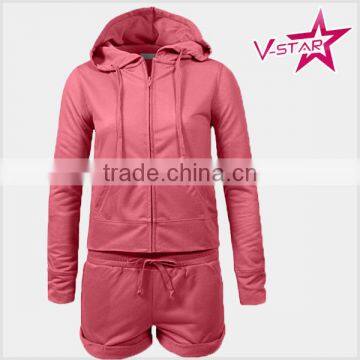 custom hoodies tracksuits tops and shorts recreational loose blank