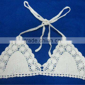 crochet popular cotton bra pattern