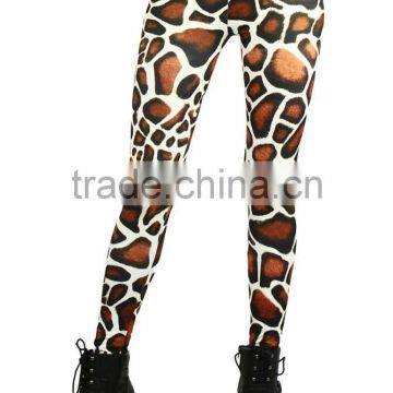 MGOO Custom Made Sublimation Print Leggings For Ladies Sportwear Yoga Leggings High Waist Polyester Spandex photo-3