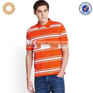 no label polo shirt striped yarn dyed polo shirt