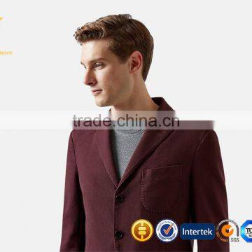 OEM Custom Cashmere Wool Suits V Neck Causal Suits for Man photo-4