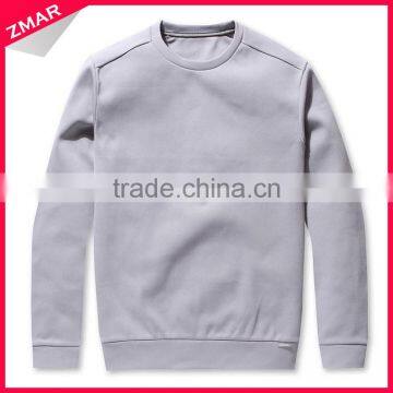 2016 latest design wholesale fleece crew neck custom mens sweatshirt