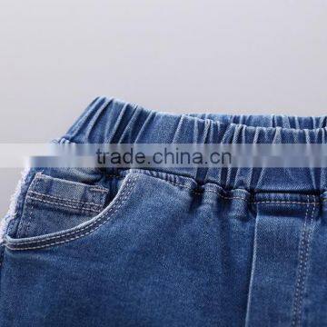 S33441W Girls Denim Pants Kids Flares Bell-bottomed Soft Jean Pants photo-3