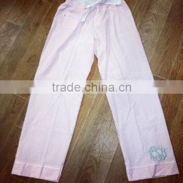 Monogram Seersucker Pajama Pants photo-5