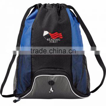 Corona Deluxe Drawstring Backpack - Features Open Main Compartment That Includes Shoulder Straps Which Also Cinch the Bag Shut photo-4