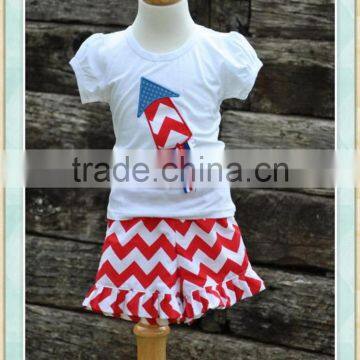 4th of july outfit rocket applique baby clothes wholesale children's boutique clothing