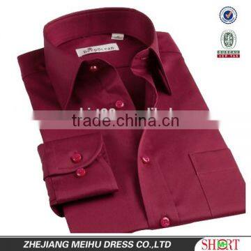 men's long sleeve big button down collar wedding dress shirt