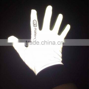Promotional Customized Reflective Glove for Riding Bike Safety photo-2