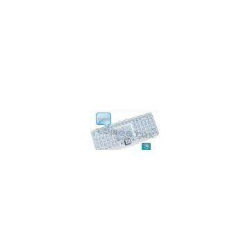 2.4Ghz Ultra Backlit Mini Wireless Keyboards with DPI Adjustable Touchpad (ZW-51007-White)