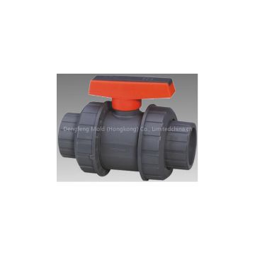 PVC-U Spiral Silencing Pipe and Fittings mould manufacture and one-stop plastic service from DF-mold