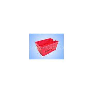 Red / Blue Durable Polypropylene Corrugated Plastic Container With FDA Approved