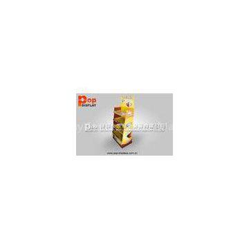 Recyclable Chocolate Cardboard Display Stands, Candy Display Racks