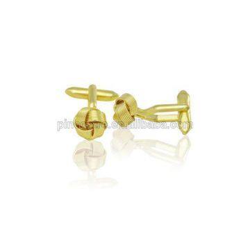 Silver And Gold Knot Cufflinks