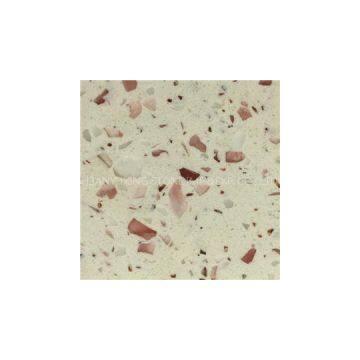 Artificial Pink Glass Quartz Stone Quartz