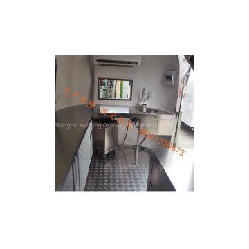 TELESCOPE Fryer Stainless Steel Food Trailer Bbq Fast Food Truck Flat Grill Mobile Food Cart photo-2