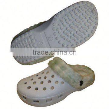 Eco-friendly eva winter garden clog winter garden clogs