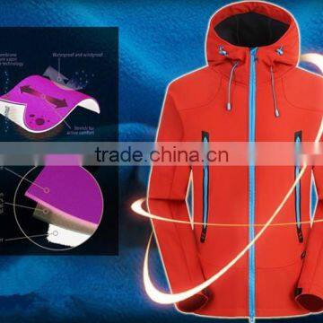 2017 Softshell Waterproof Men Spring Jacket with hood